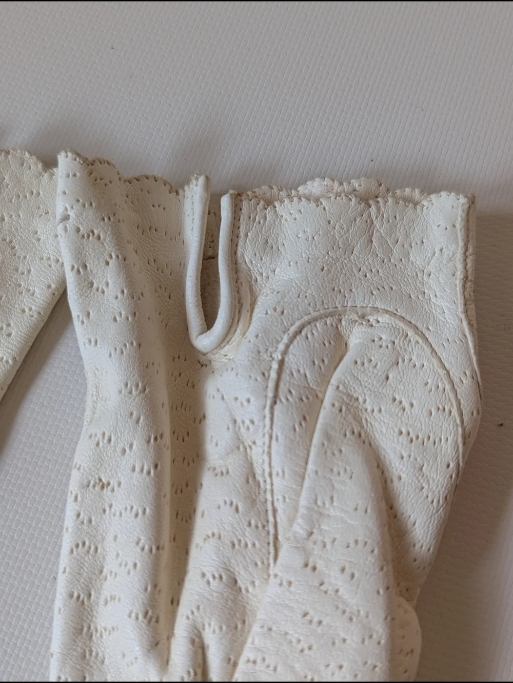 Van Raalte Grey & Cream Vintage Gloves (Two Pair)